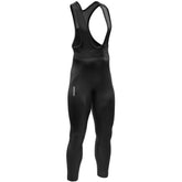 Aerodoc black cycling bib pants with gel padding – front view