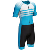 Side profile of HexRace Elite Tri Suit highlighting aerodynamic fit and thigh pocket