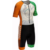 Aerodoc Tricolor Tri Suit Side View with Premium Aerodynamic Design