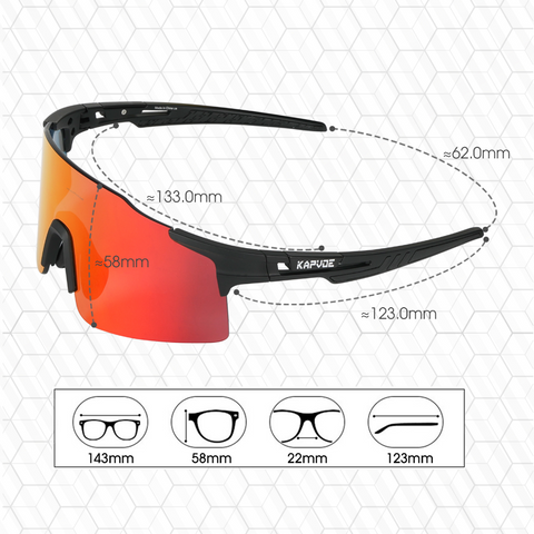 Kapvoe Polarized Sports Glasses Running Man’s Glasses Bicycle Sports Sunglasses MTB. Road Bike Eyewear for Cricket Cycling Goggles Kapvoe Polarized Sports Glasses Running Man’s Glasses Bicycle Sports Sunglasses MTB. Road Bike Eyewear for Cricket Cycling Goggles