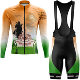 Lord Ram Inspired Cycling Kit – Tricolor Jersey & Gel Padded Bib Shorts