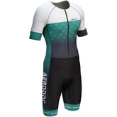 TriComp Elite Tri Suit front view – premium one-piece triathlon suit for men by Aerodoc