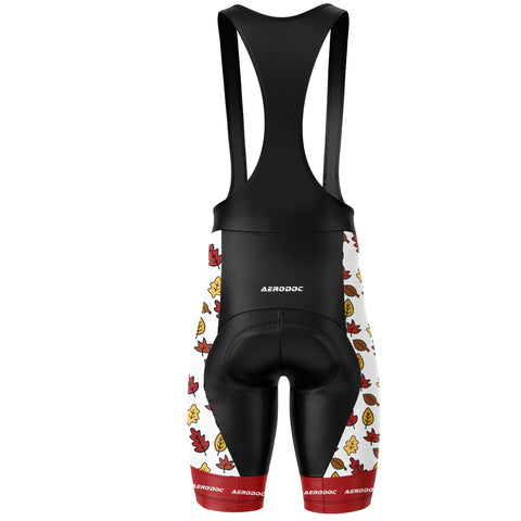 Aerodoc Autumn Leaves Cycling Jersey - Half & Full Sleeves, Matching Bib & Non-Bib Shorts