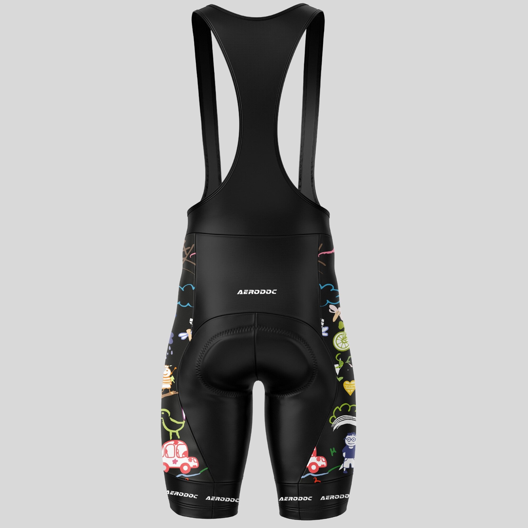 Aerodoc Doodle Explorer Cycling Jersey - Half & Full Sleeves, Matching Bib & Non-Bib Shorts