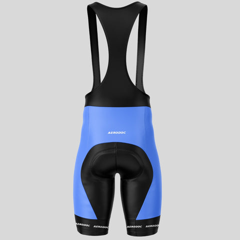 Aerodoc Smiley Blue White Cycling Jersey – Half & Full Sleeves, Matching Bib & Non-Bib Shorts