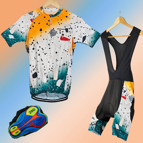 Patriotic India Cycling Jersey Aerodoc tricolour Short Sleeve Shirts Breathable With Pokects High Quality Cycling Jersey  Bib Shorts GelPad