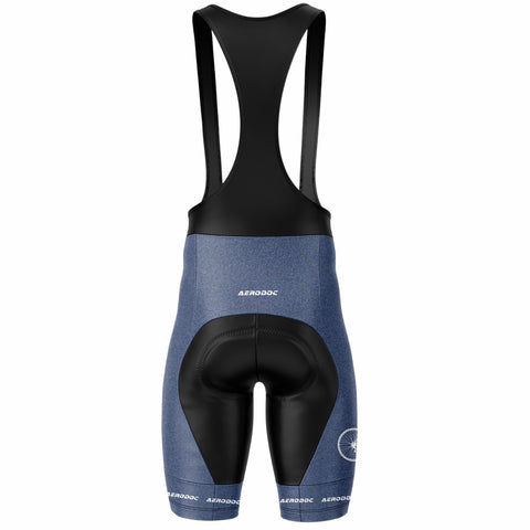 Aerodoc Horizon Blue Men's Cycling Jersey – Half & Full Sleeves, Matching Bib & Non-Bib Shorts