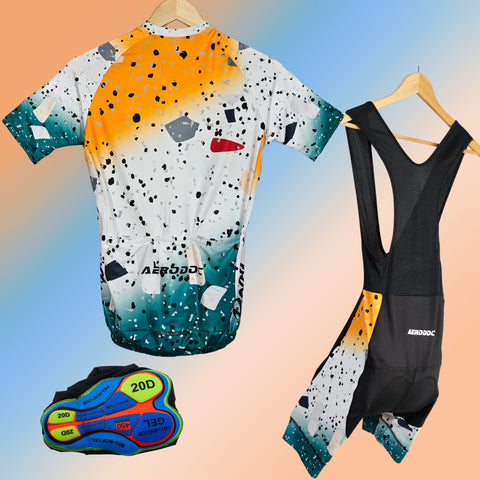 Patriotic India Cycling Jersey Aerodoc tricolour Short Sleeve Shirts Breathable With Pokects High Quality Cycling Jersey  Bib Shorts GelPad