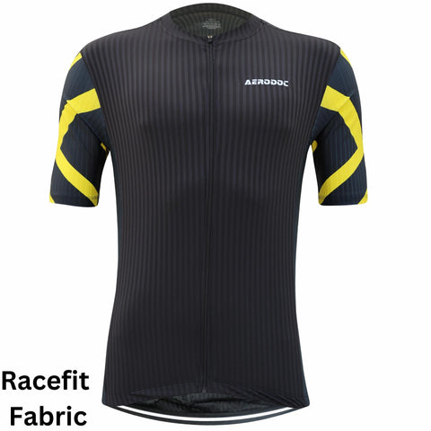 Aerodoc BlackBolt Cycling Jersey – Full & Half Sleeves Lightweight, Breathable, and Stylish