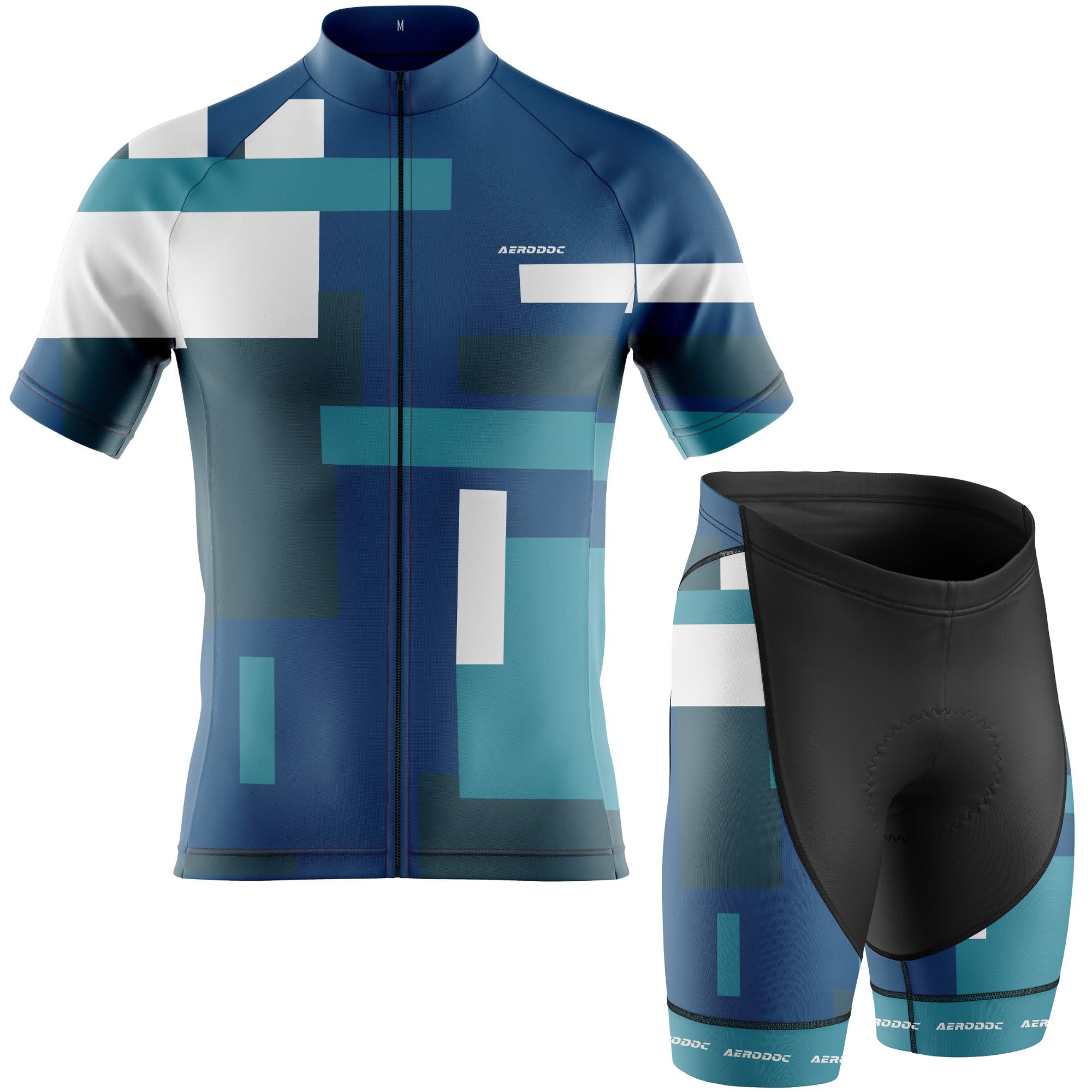 Aerodoc GeoPulse Cycling Jersey – Performance Gear for Road Bike & MTB - Half & Full Sleeves, Matching Bib & Non-Bib Shorts