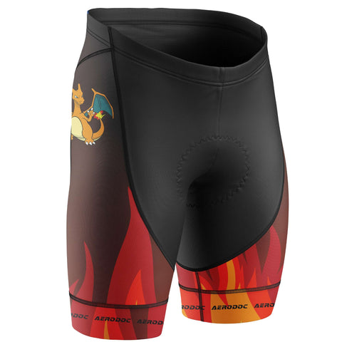 Aerodoc Phoenix Flame Cycling Jersey - Half & Full Sleeves, Matching Bib & Non-Bib Shorts