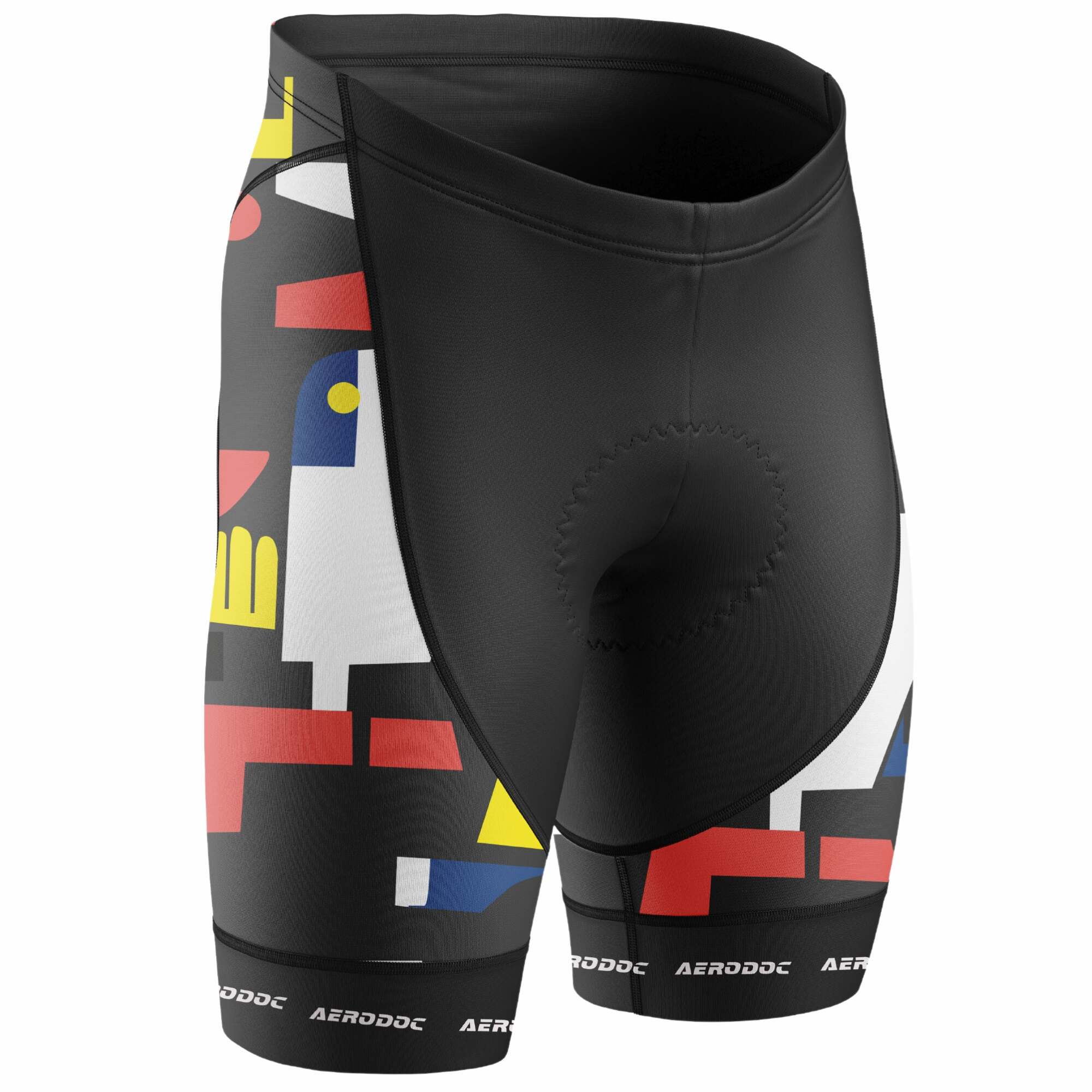 Aerodoc Abstract Shift Cycling Jersey – Half & Full Sleeves, Matching Bib & Non-Bib Shorts