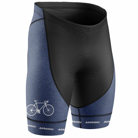 Aerodoc Horizon Blue Men's Cycling Jersey – Half & Full Sleeves, Matching Bib & Non-Bib Shorts