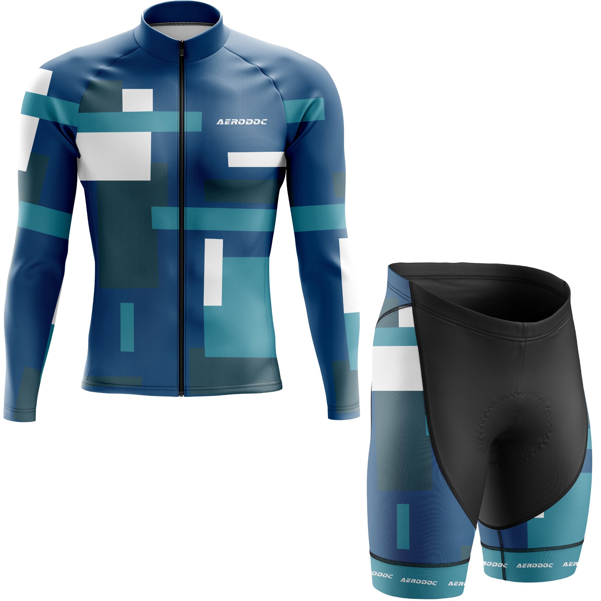 Aerodoc GeoPulse Cycling Jersey – Performance Gear for Road Bike & MTB - Half & Full Sleeves, Matching Bib & Non-Bib Shorts