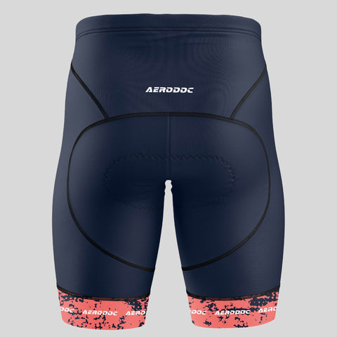 "Aerodoc Crimson Chaos Non-Bib Shorts - Back View"