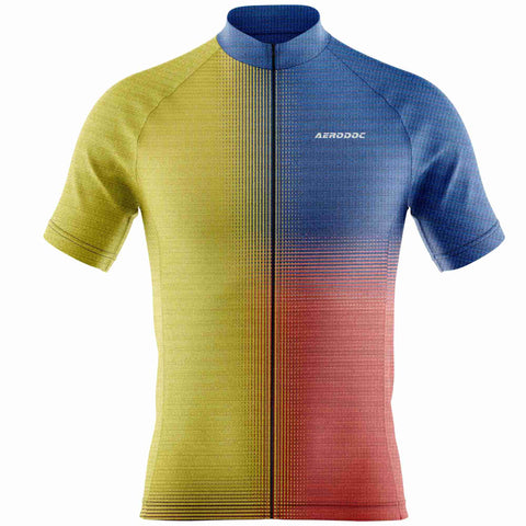 Aerodoc Gradient Force Cycling Jersey – Performance Gear for Road Bike & MTB - Half & Full Sleeves, Matching Bib & Non-Bib Shorts