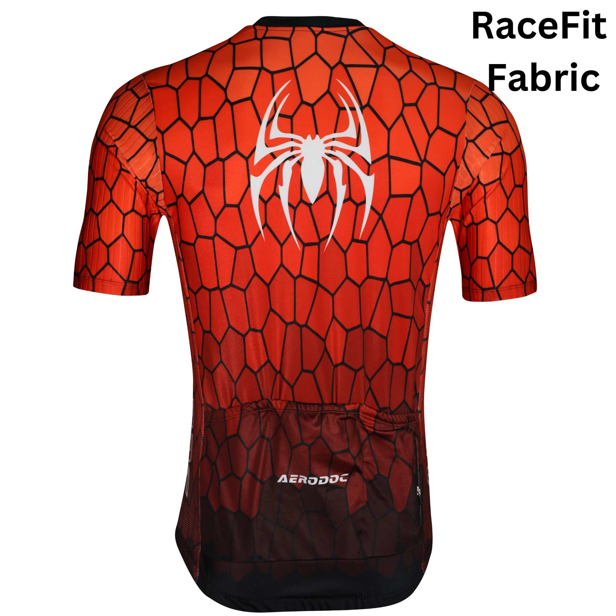 Spiderweb Red Cycling Jersey –Full & Half Sleeves Lightweight & Aerodynamic Design