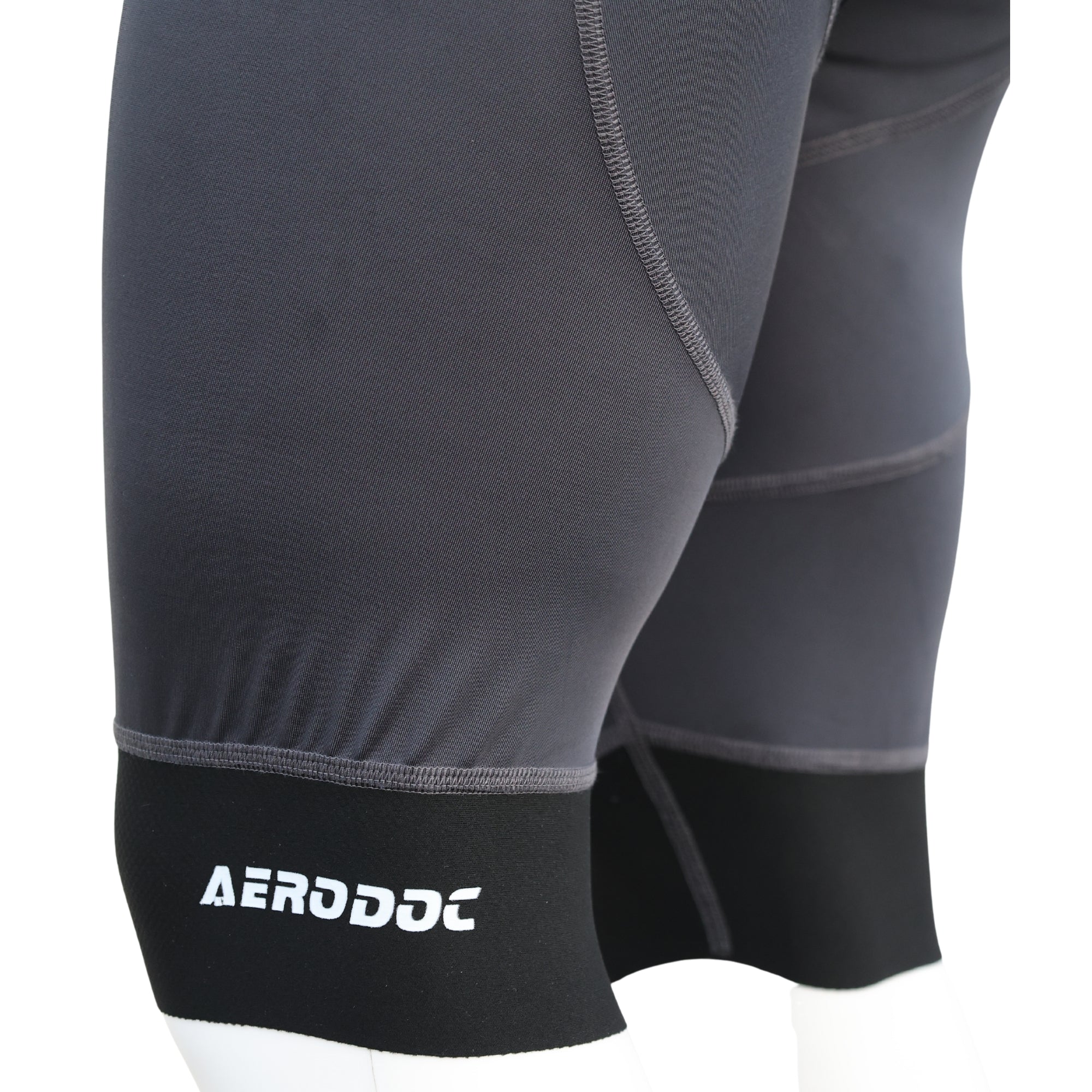 Aerodoc Ignite Gravel Cycling Bibshorts with Reflective Zipper, Power Band, and 2 Pockets