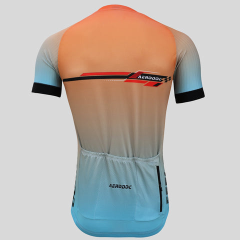 Windflare Peachsky Cycling Jersey Premium Aerodoc with Back Zipper and Power Band