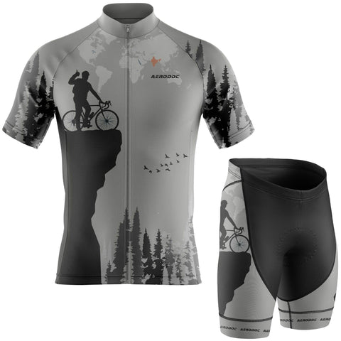 Aerodoc Trailblazer Unisex Outdoor Cycling Jersey for All-Terrain Adventures – Half & Full Sleeves, Matching Bib & Non-Bib Shorts