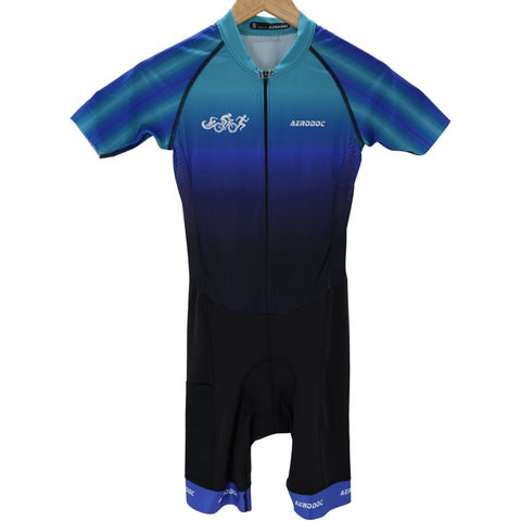 Cobalt Shadow Tri Suit-Premium Triathlon Gear for Running, Cycling, and Swimming