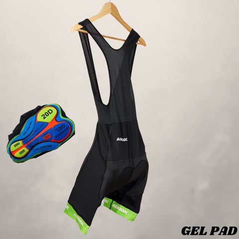 EconoRide Cycling Gel Padded Bib Shorts