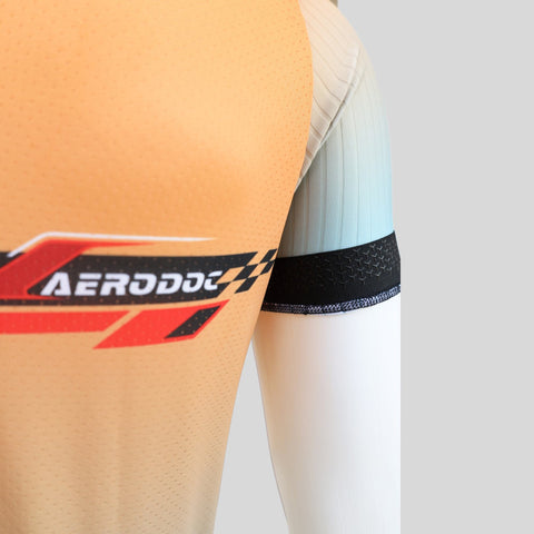 Windflare Peachsky Cycling Jersey Premium Aerodoc with Back Zipper and Power Band