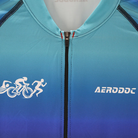 Cobalt Shadow Tri Suit-Premium Triathlon Gear for Running, Cycling, and Swimming