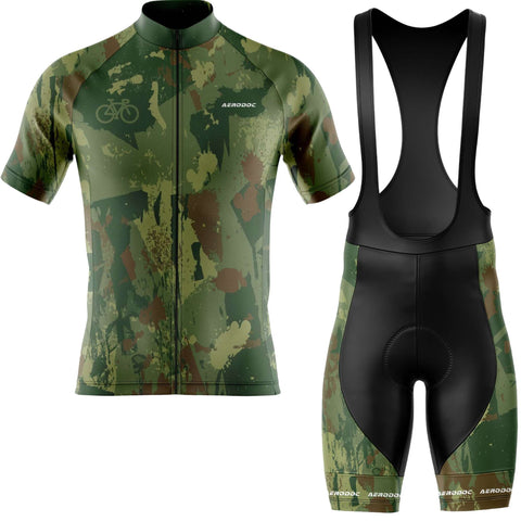 Recon Rider Military Cycling Jersey – Half & Full Sleeves, Matching Bib & Non-Bib Shorts