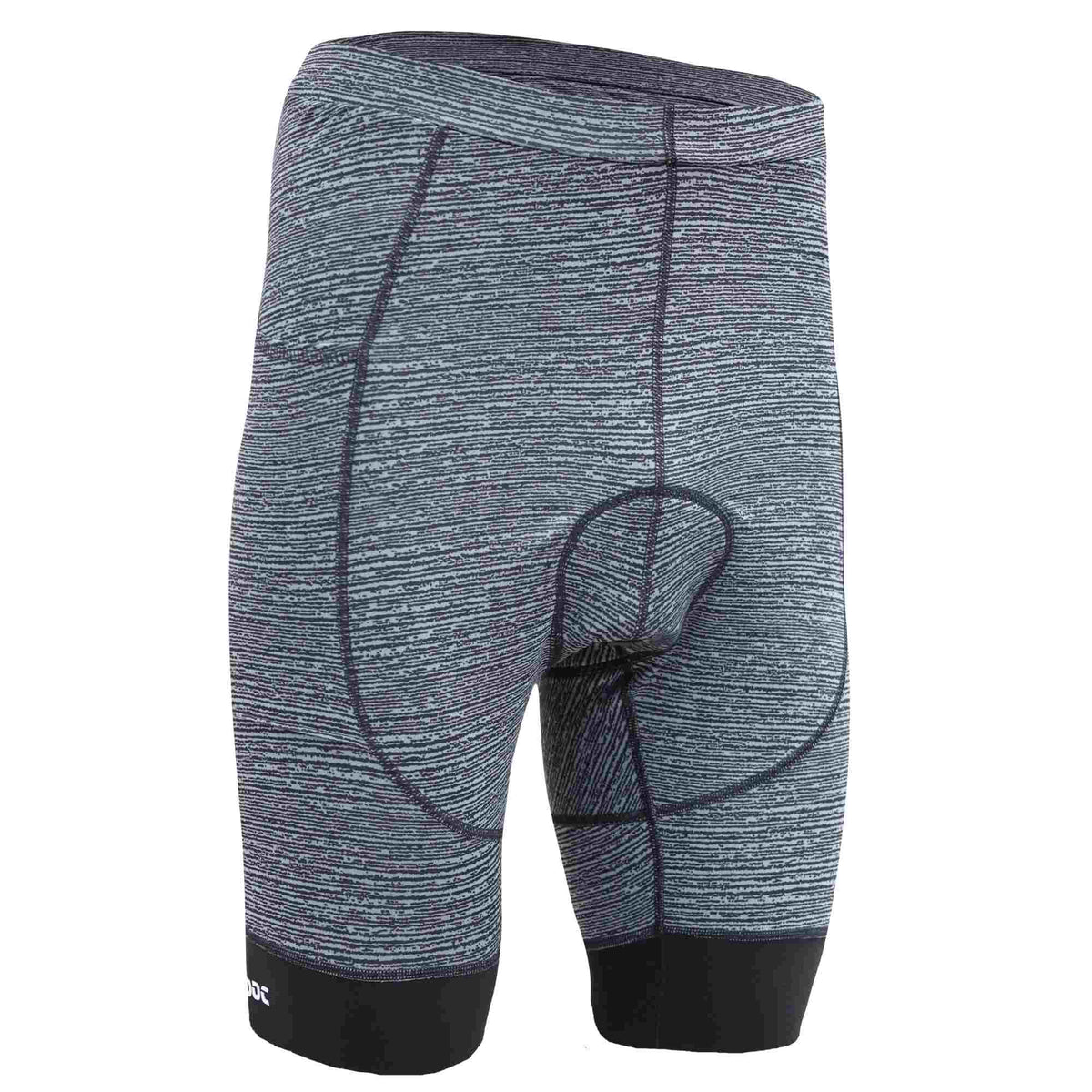 Aerodoc Ignite Graphite Mist Cycling Bibshorts with Reflective Zipper, Power Band, and 2 Pockets