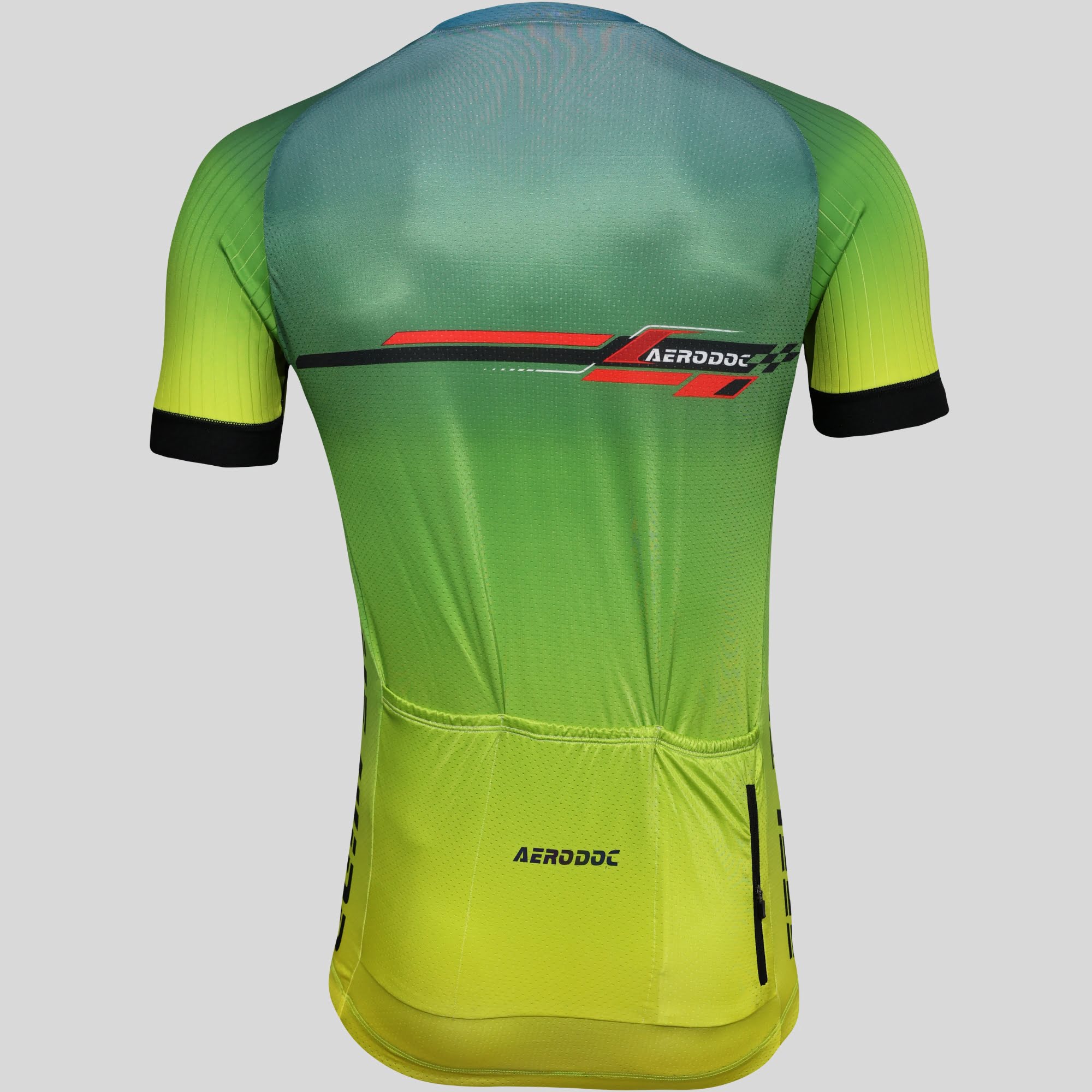 Windflare Neon Breeze Cycling Jersey Premium Aerodoc with Back Zipper and Power Band