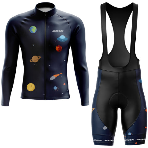 Aerodoc Orbit Runner Cycling Jersey – Half & Full Sleeves, Matching Bib & Non-Bib Shorts