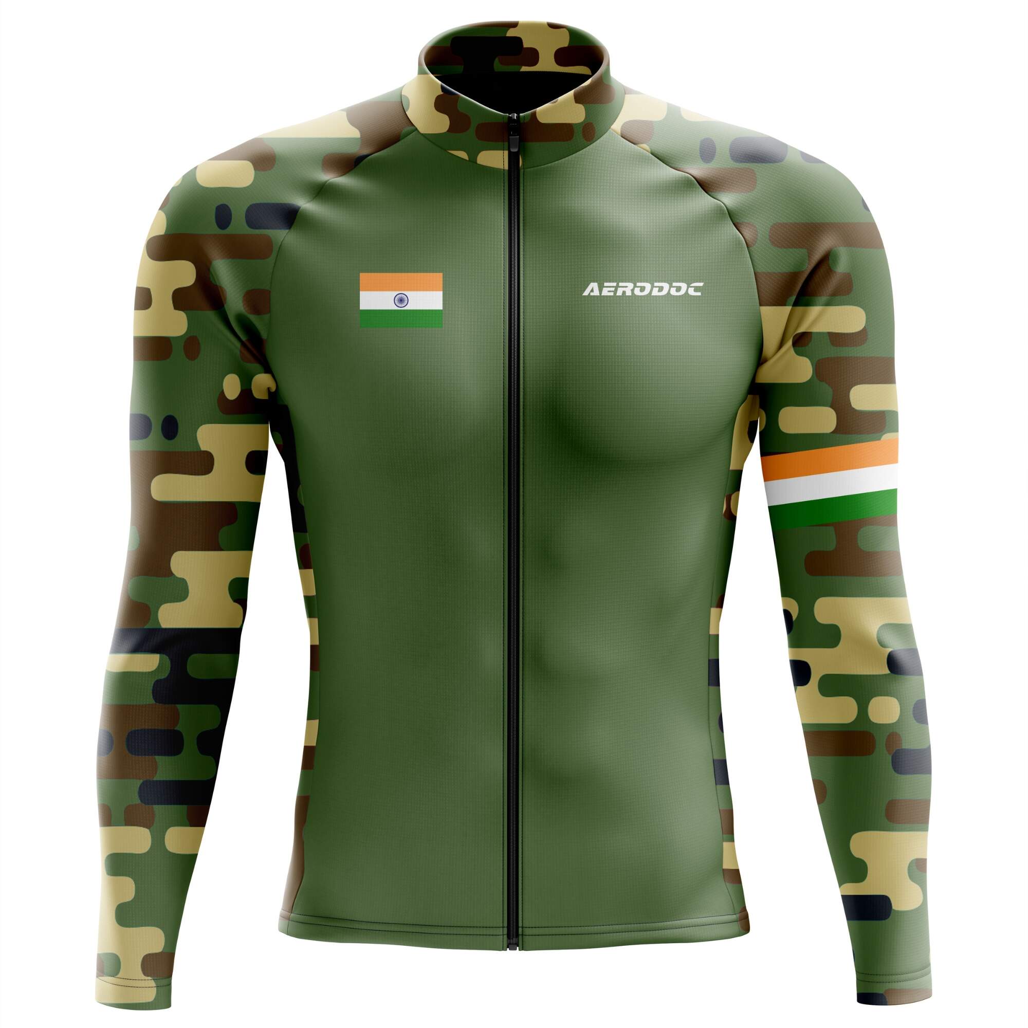 Indian Army Camouflage Cycling Jersey – Half & Full Sleeves, Matching Bib & Non-Bib Shorts