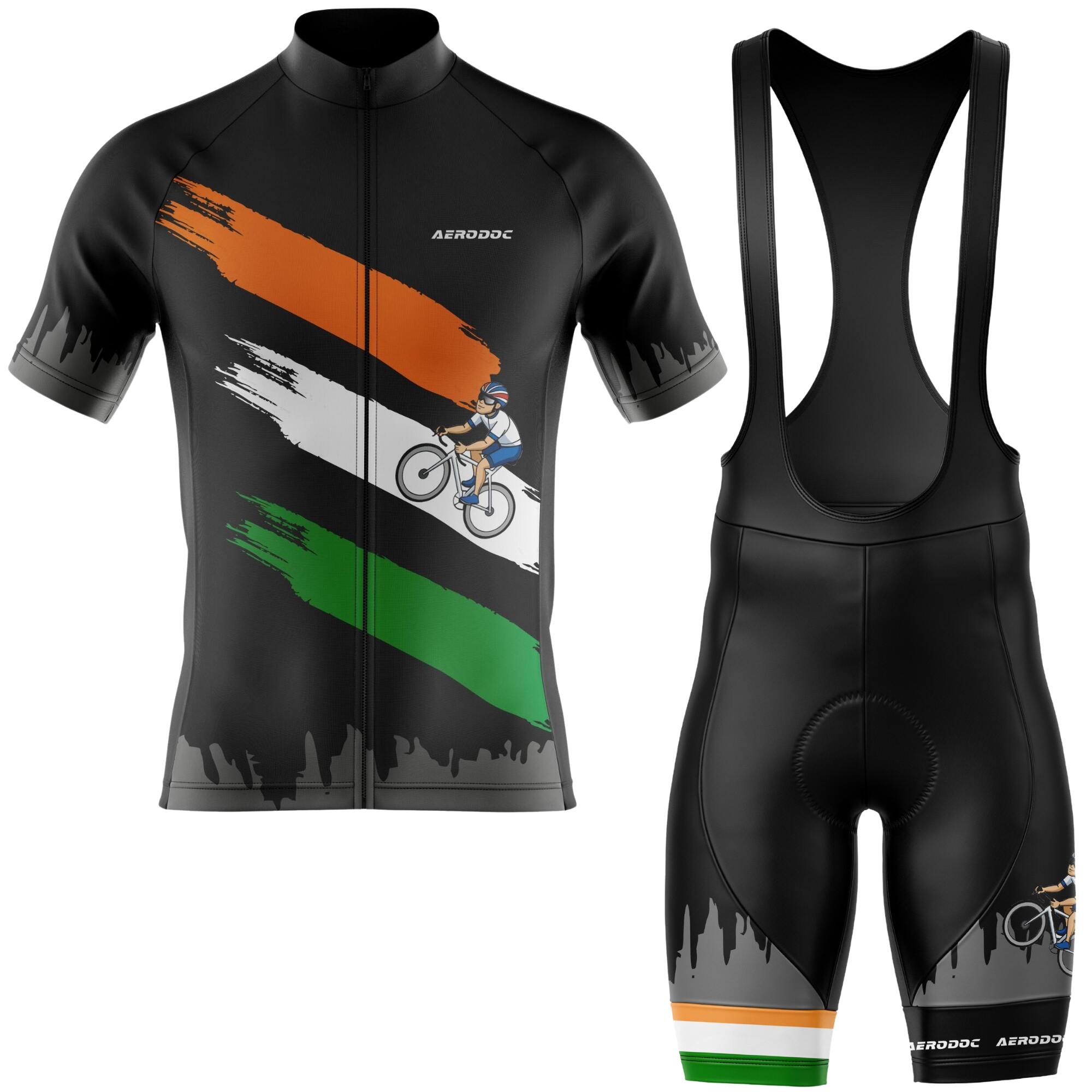 Aerodoc Indian Ride Jersey – Half & Full Sleeves, Matching Bib & Non-Bib Shorts