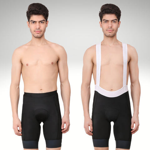 Aerodoc Performance Black cycling gelpad Bib Shorts Men’s with supper gelpad