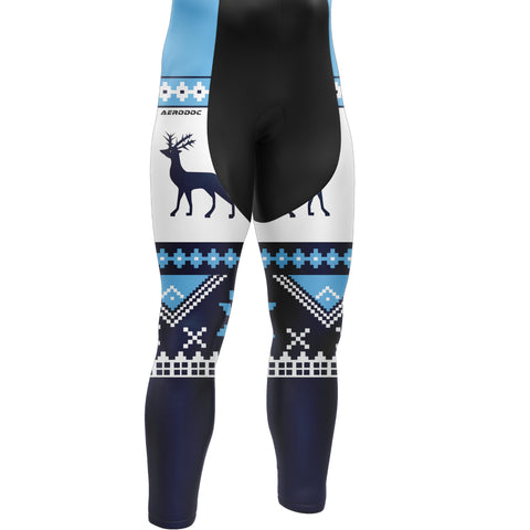 Aerodoc Reindeer Cold-Weather Cycling Jersey | Premium Winter Fleece Wool Bike Wear