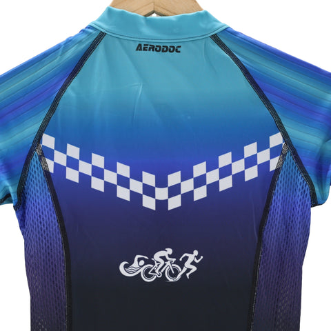 Cobalt Shadow Tri Suit-Premium Triathlon Gear for Running, Cycling, and Swimming