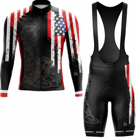 Fallen Warrior Tribute Cycling Jersey – Half & Full Sleeves, Matching Bib & Non-Bib Shorts