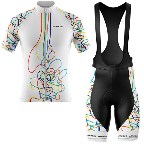 Aerodoc Cyclone Threads Design Cycling Jersey - Half & Full Sleeves, Matching Bib & Non-Bib Shorts