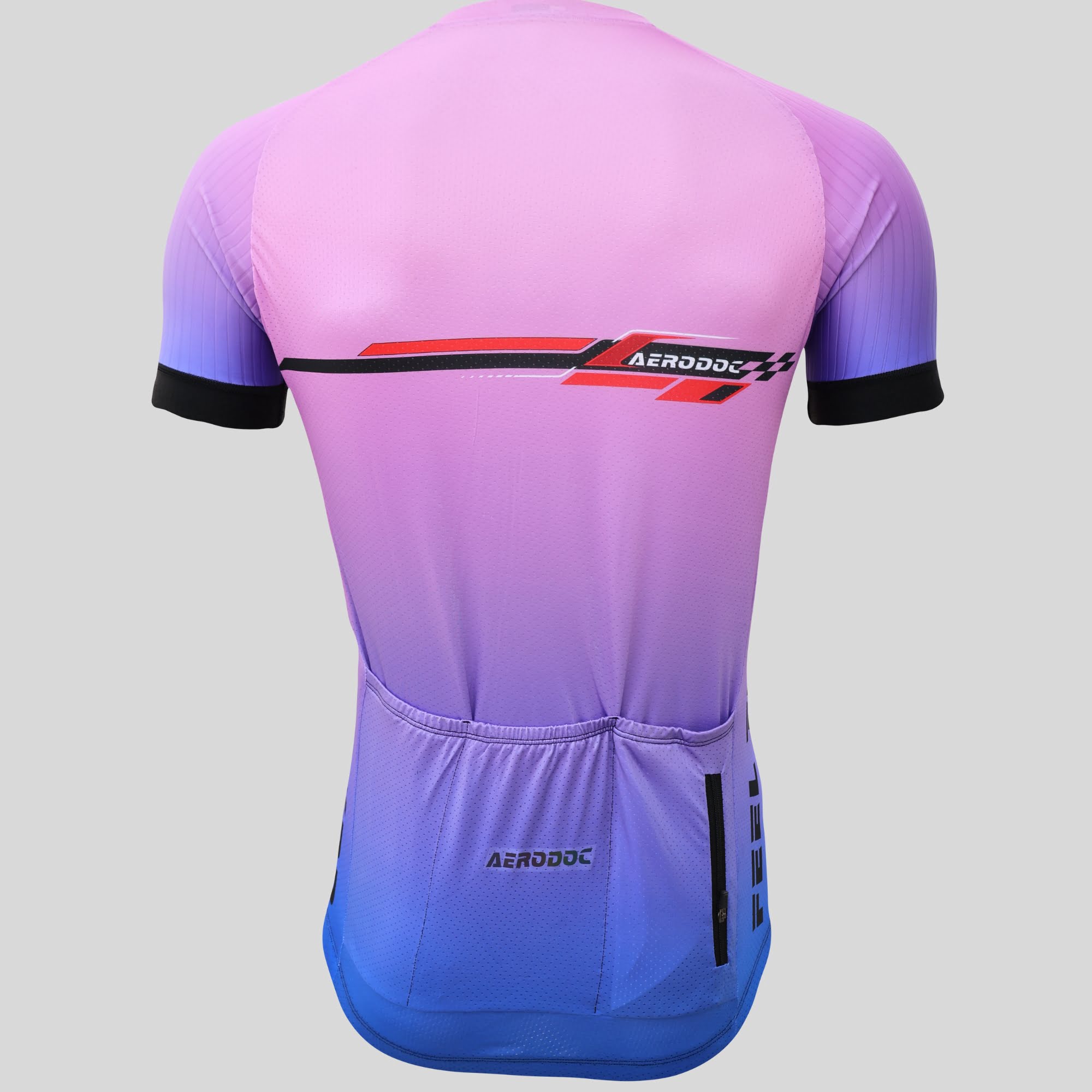 Windflare Lavender Cycling Jersey Premium Aerodoc with Back Zipper and Power Band