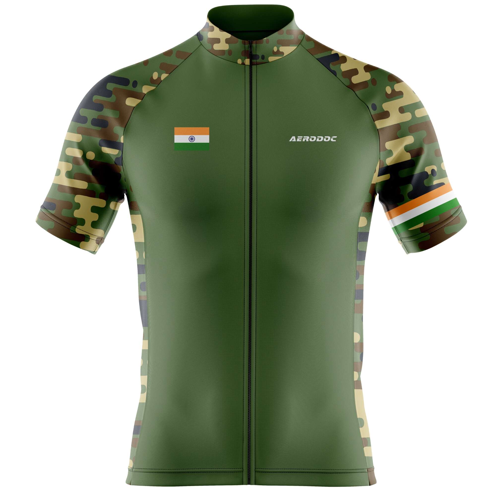 Indian Army Camouflage Cycling Jersey – Half & Full Sleeves, Matching Bib & Non-Bib Shorts