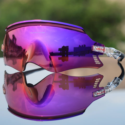 KAPVOE 1Lens Sunglasses Ideal for Cycling, Cricket, Running and More