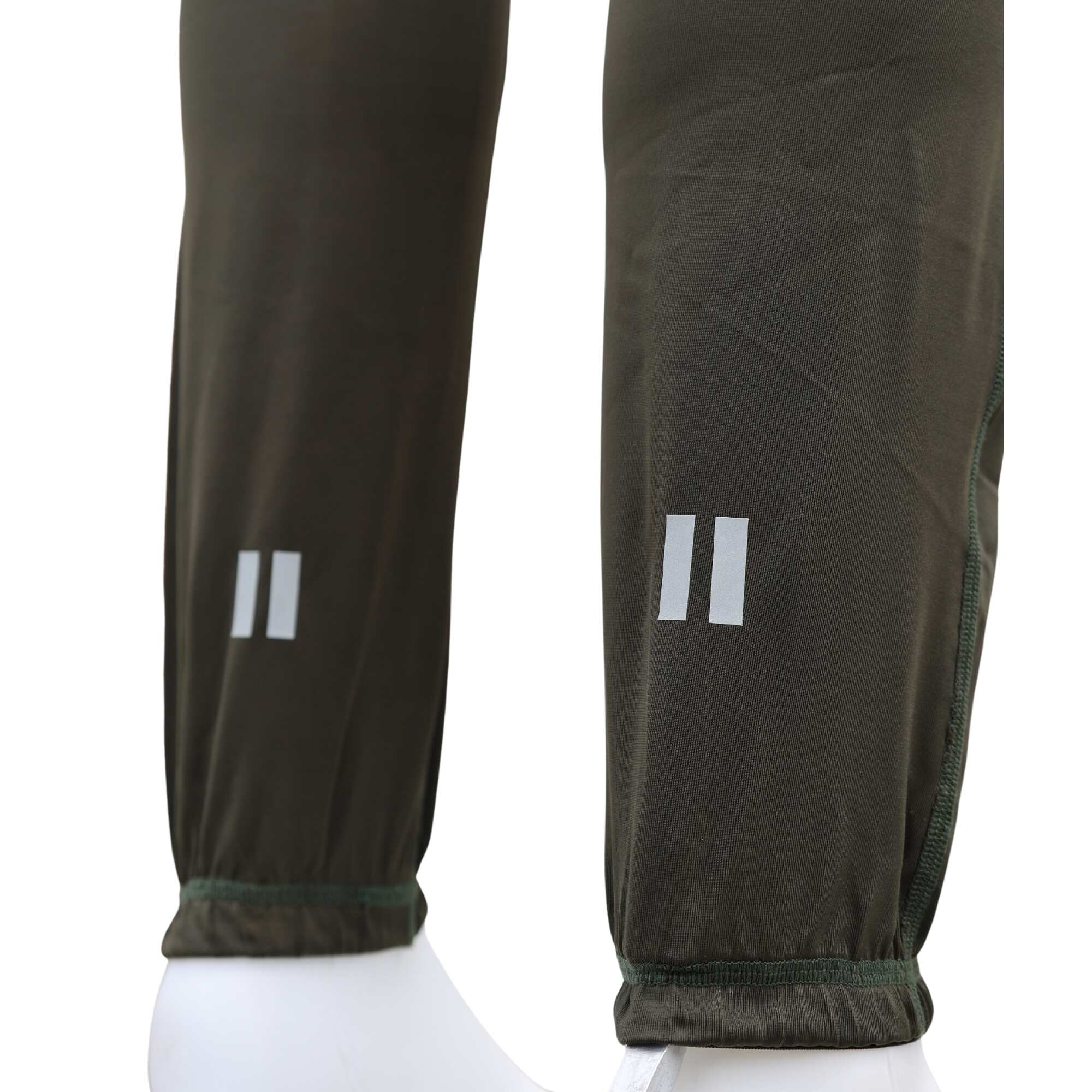 Aerodoc Olive Gel Padded Unisex Cycling Pants with 2 Pockets & Reflector | High-Quality Performance Gear