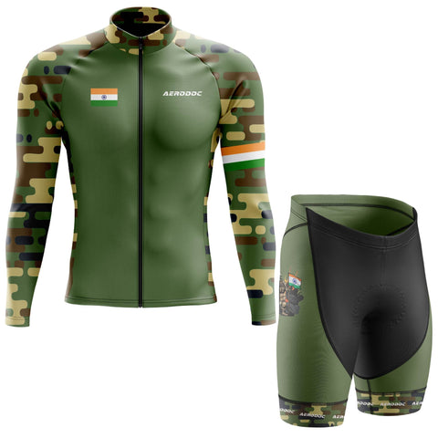 Indian Army Camouflage Cycling Jersey – Half & Full Sleeves, Matching Bib & Non-Bib Shorts