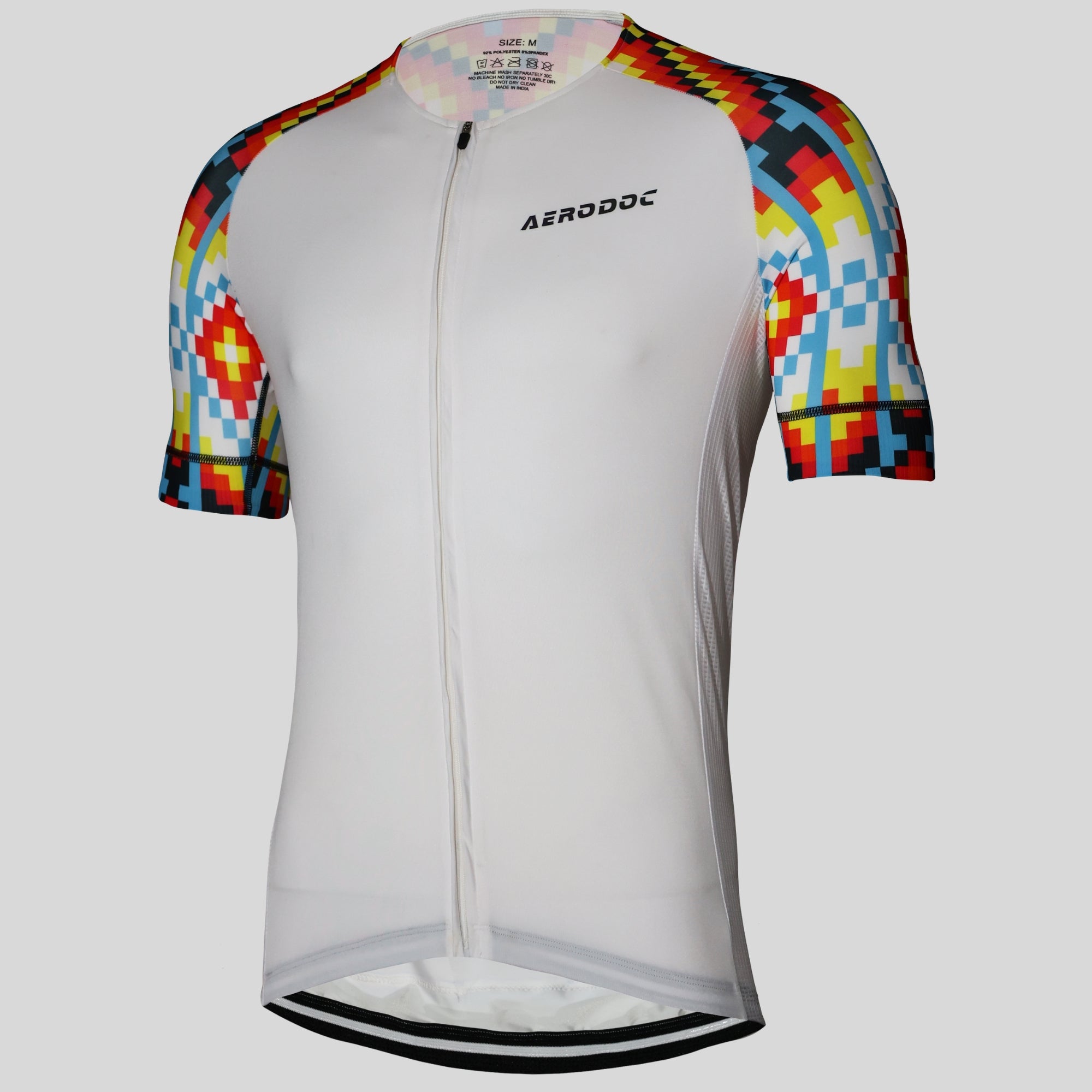 Aerodoc Prism Men’s Quick-Dry Cycling Jersey & Lightweight Power Band Bib Shorts