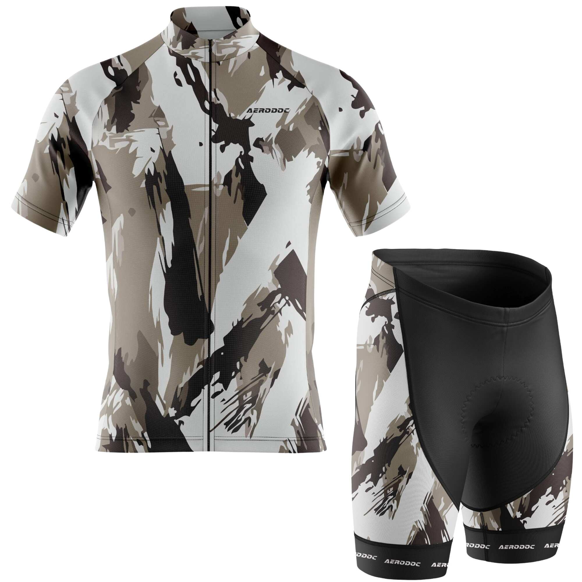 AERODOC Tactical Cyclist Jersey – Half & Full Sleeves, Matching Bib & Non-Bib Shorts