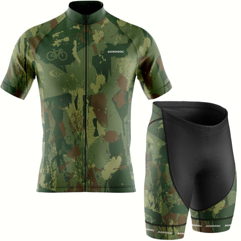 Recon Rider Military Cycling Jersey – Half & Full Sleeves, Matching Bib & Non-Bib Shorts