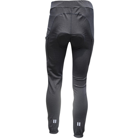 Aerodoc Ignite Black Gel Padded Unisex Cycling Pants with 2 Pockets & Reflector | High-Quality Performance Gear