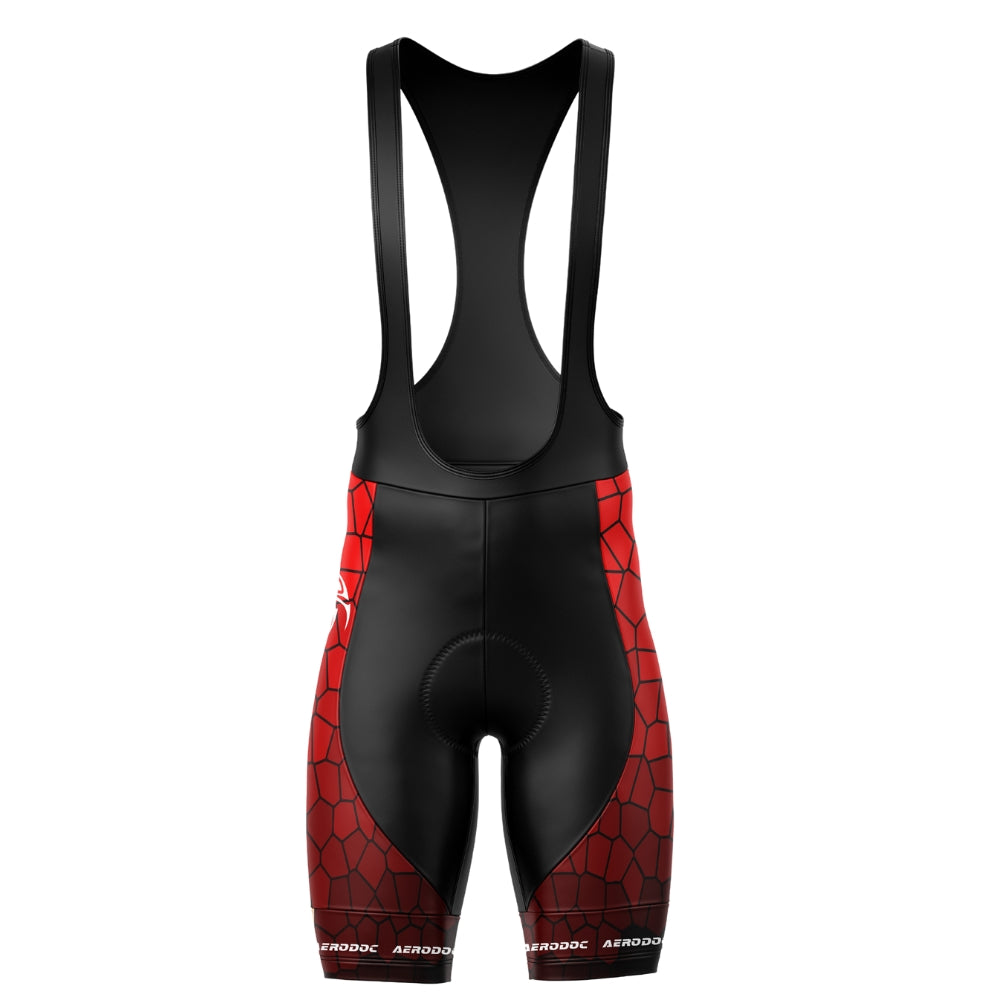 Spiderweb Red Unisex Cycling Jersey and Shorts