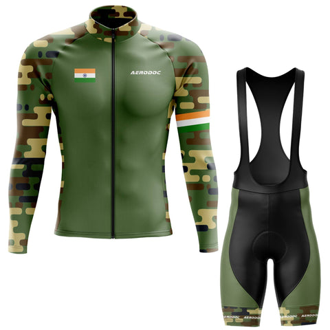 Indian Army Camouflage Cycling Jersey – Half & Full Sleeves, Matching Bib & Non-Bib Shorts